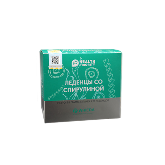 Леденцы со спирулиной (5 шт)
